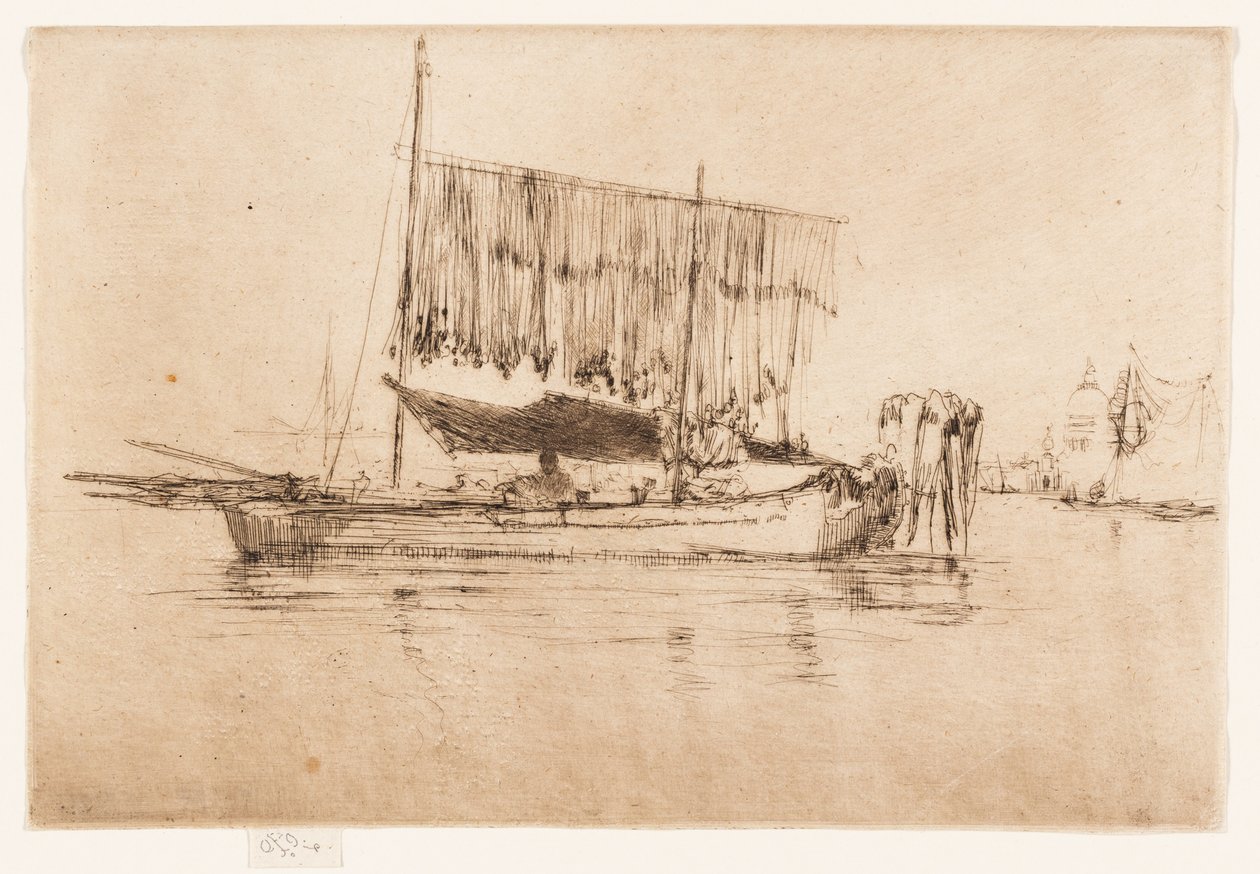 Das Fischerboot von James Abbott McNeill Whistler
