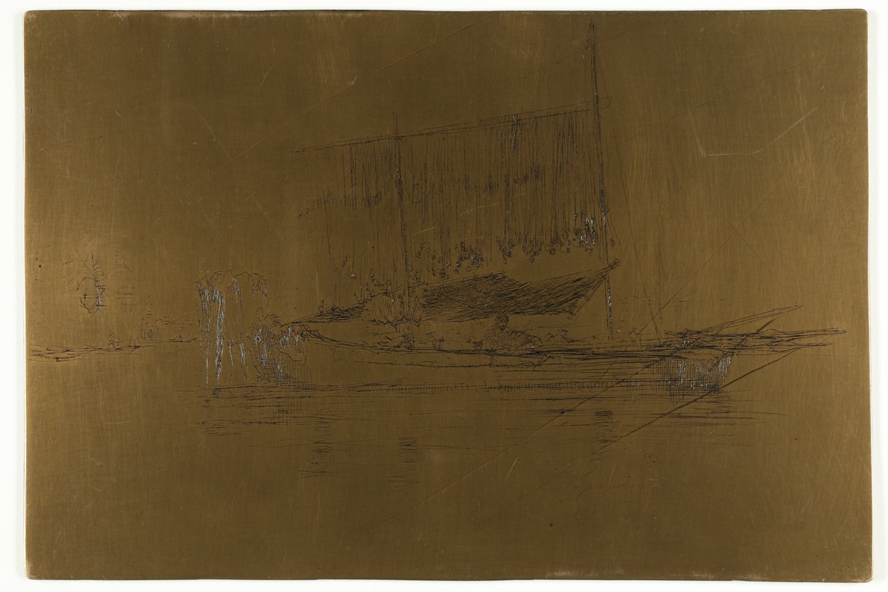 Das Fischerboot von James Abbott McNeill Whistler