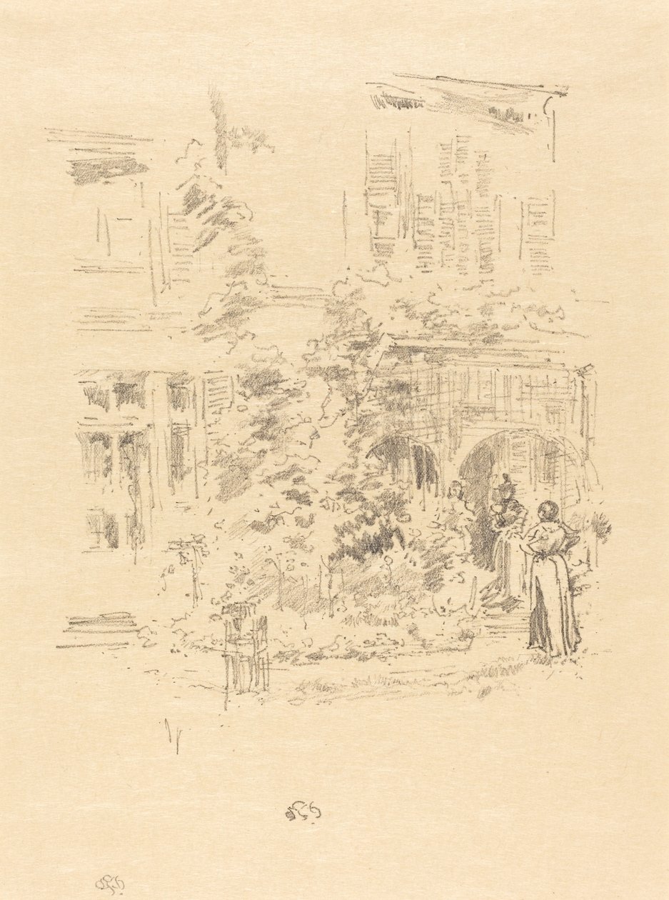 Die Gartenveranda von James Abbott McNeill Whistler