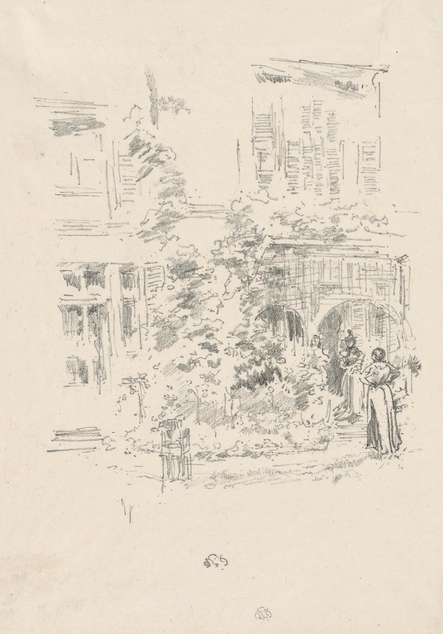 Die Gartenveranda von James Abbott McNeill Whistler