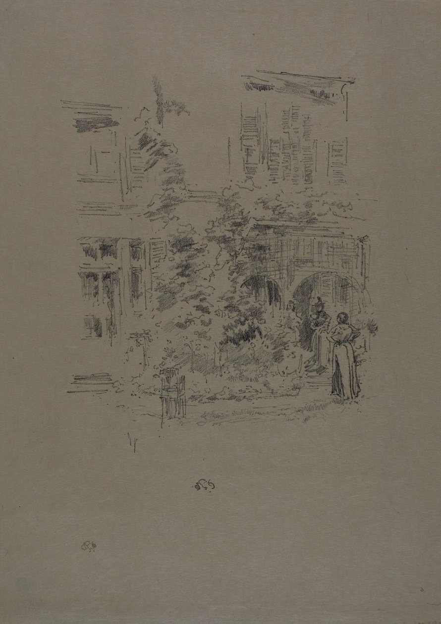 Die Gartenveranda von James Abbott McNeill Whistler