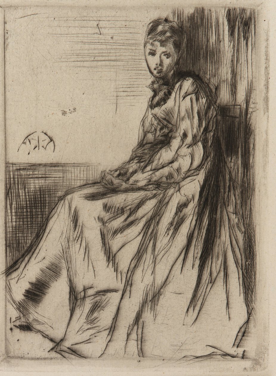 Der Brief (Maud, sitzend) von James Abbott McNeill Whistler