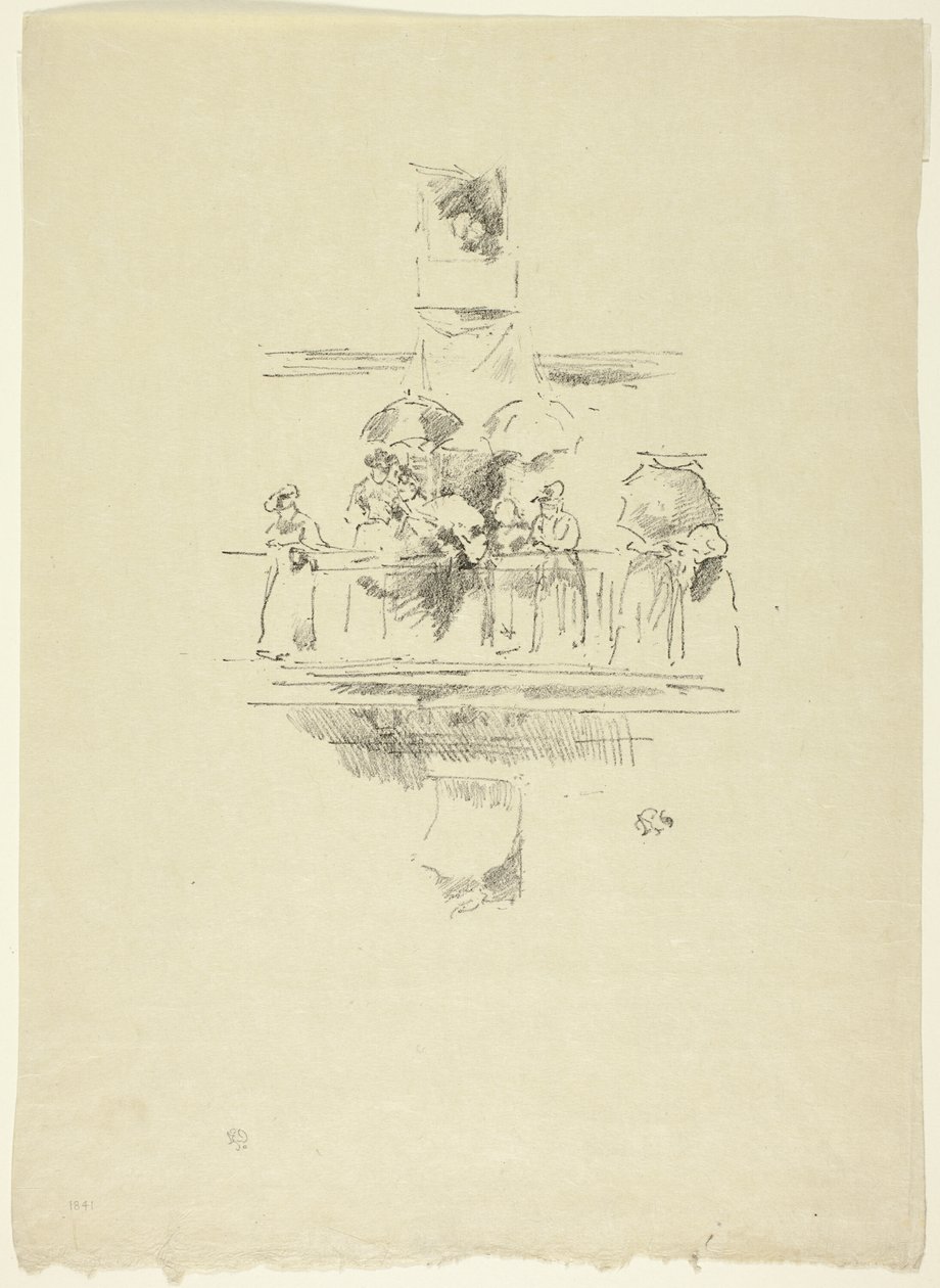Der kleine Balkon von James Abbott McNeill Whistler