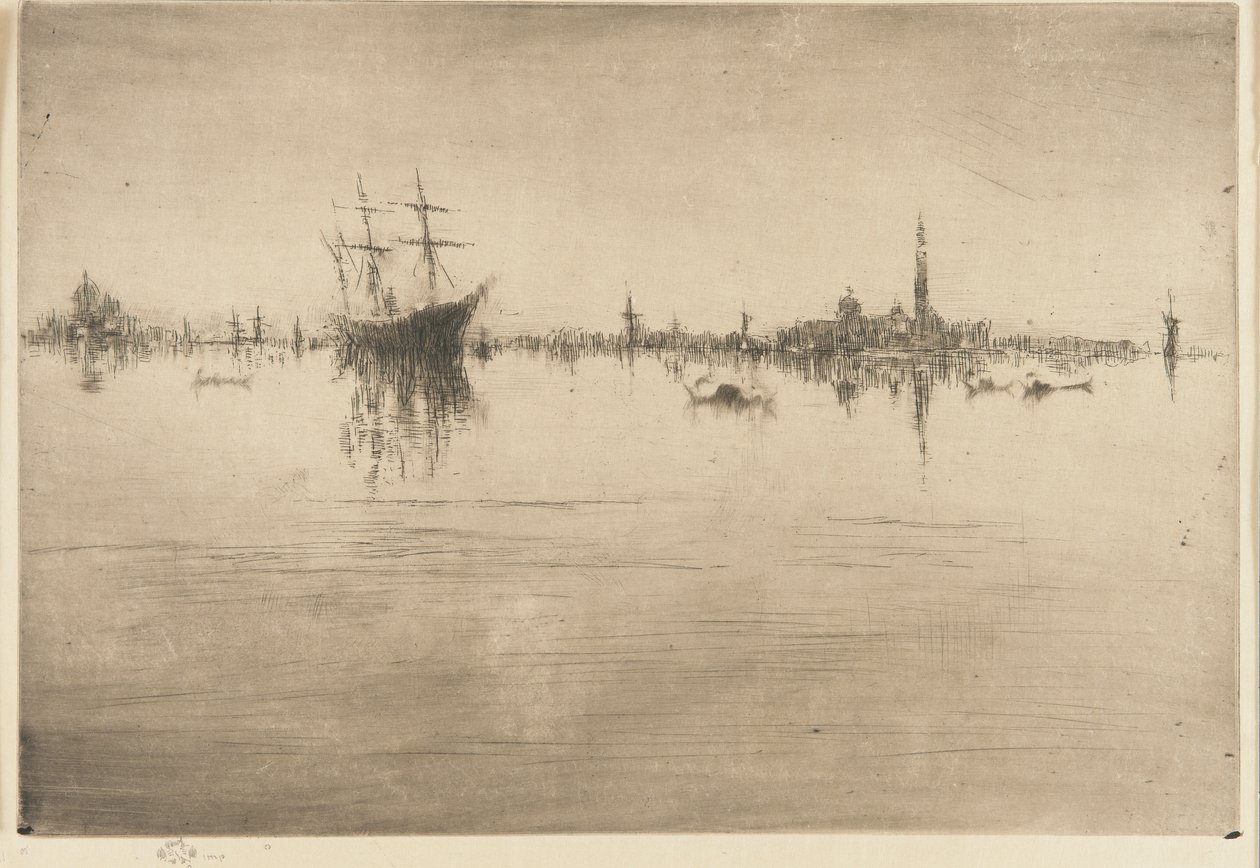 Der kleine Mast von James Abbott McNeill Whistler