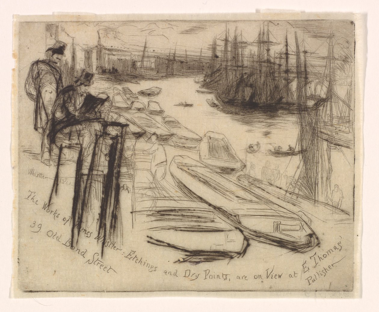 Der kleine Teich von James Abbott McNeill Whistler