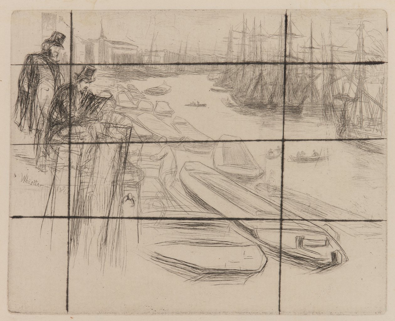 Der kleine Teich von James Abbott McNeill Whistler