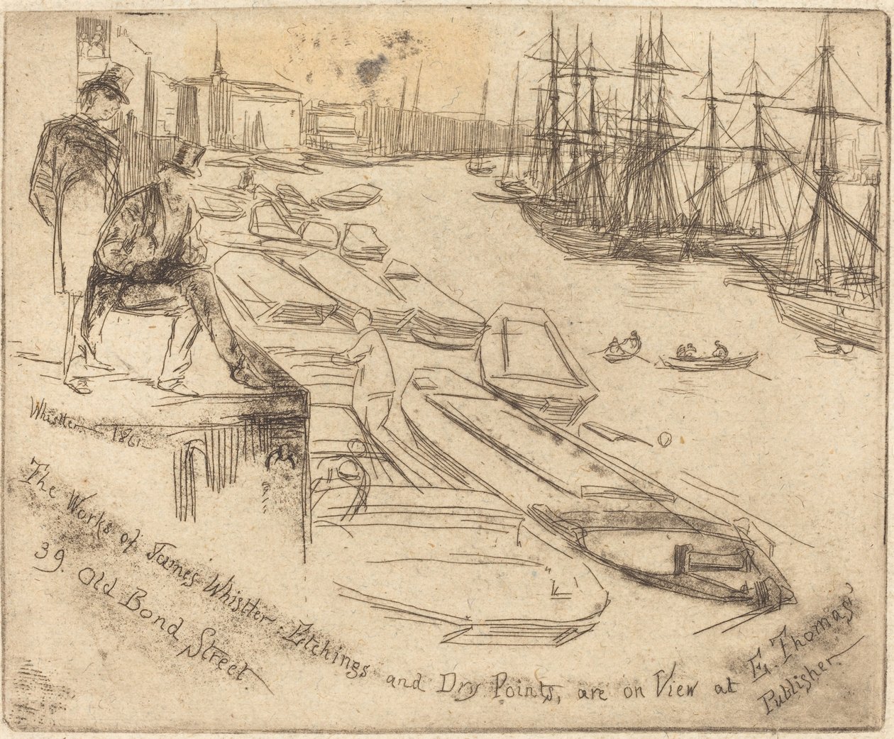 Der kleine Teich von James Abbott McNeill Whistler