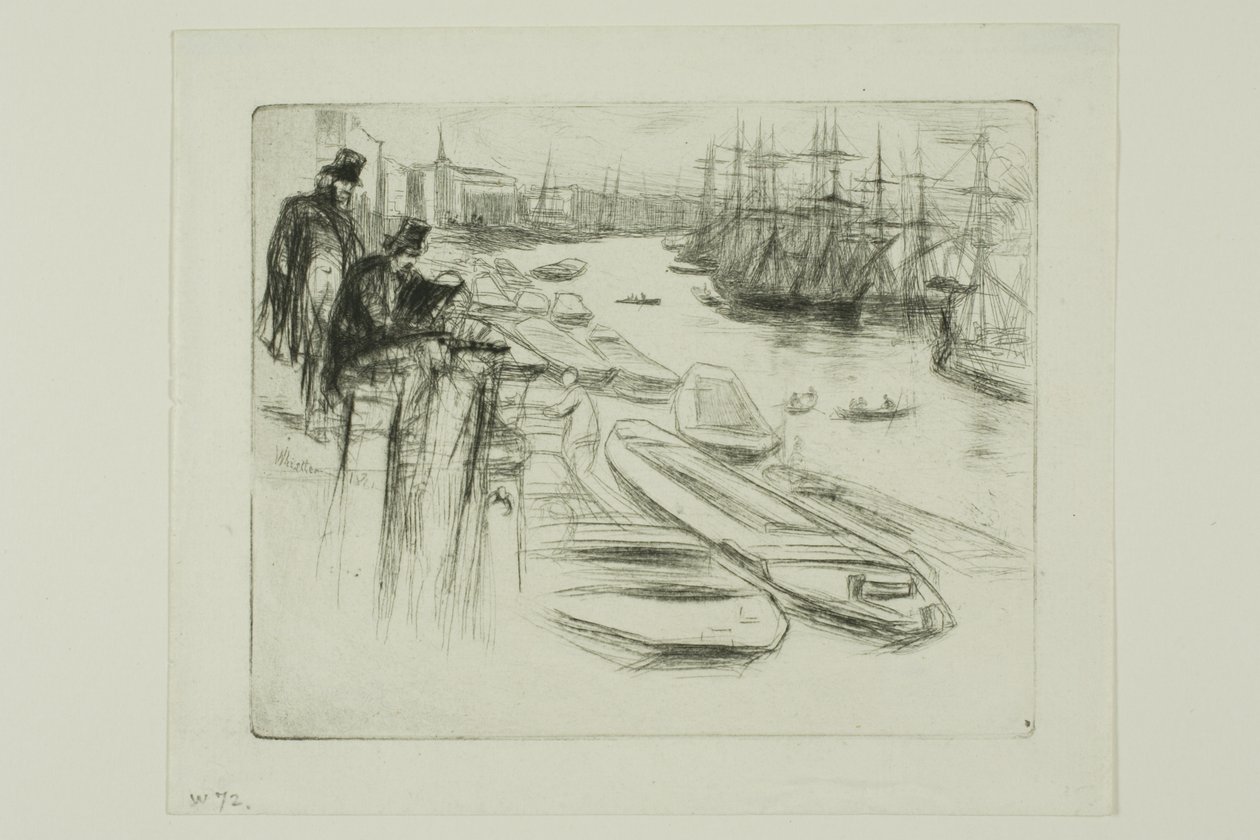 Der kleine Teich von James Abbott McNeill Whistler
