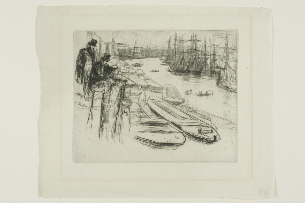 Der kleine Teich von James Abbott McNeill Whistler