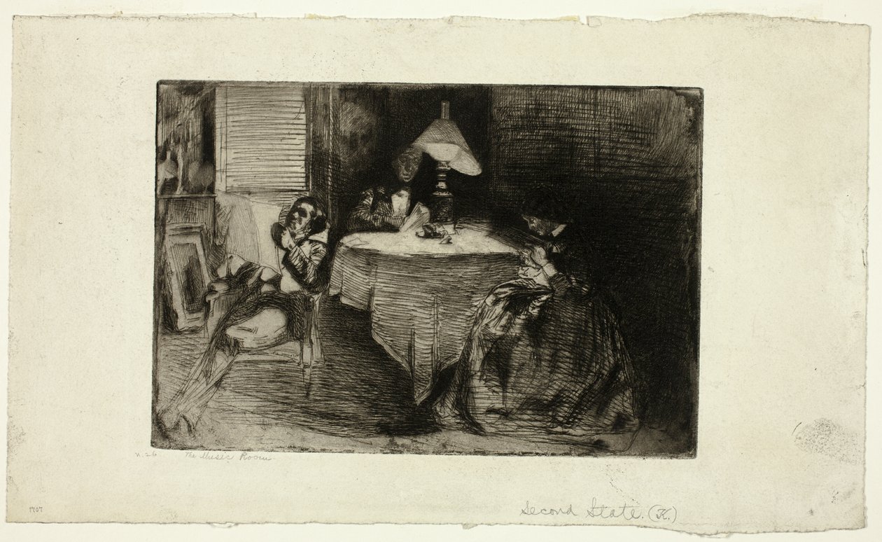 Das Musikzimmer von James Abbott McNeill Whistler