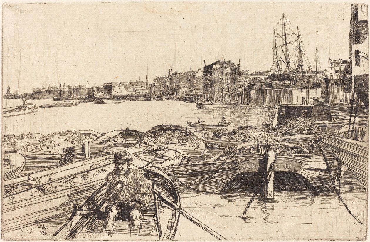 Der Teich von James Abbott McNeill Whistler