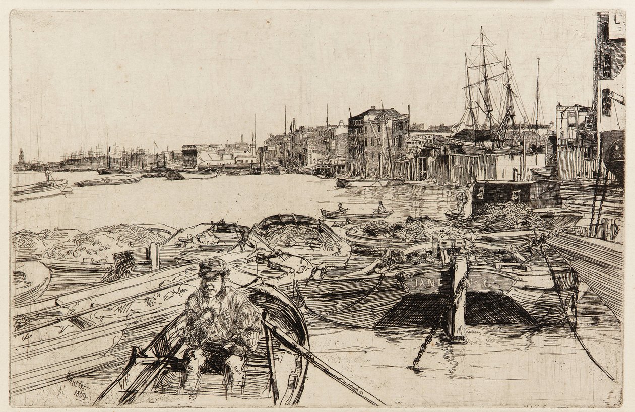 Der Teich von James Abbott McNeill Whistler