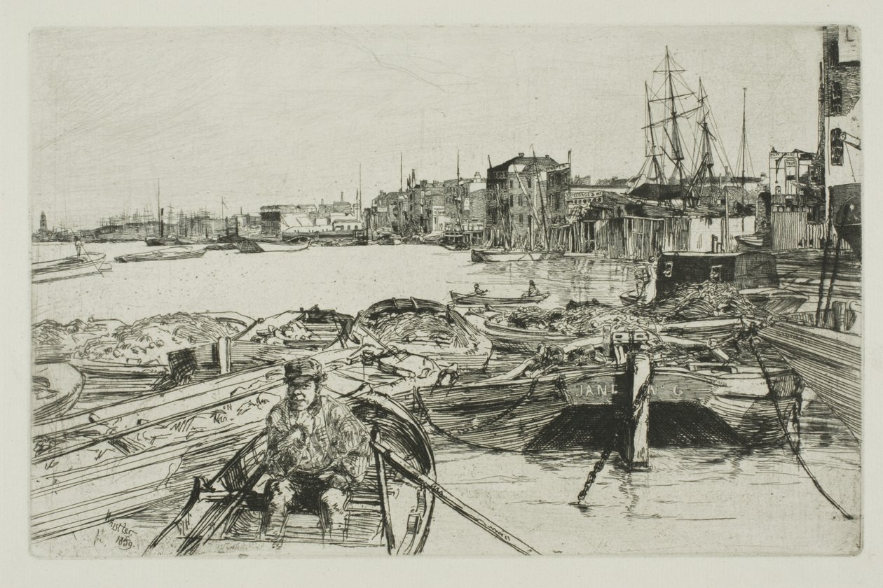 Der Teich von James Abbott McNeill Whistler