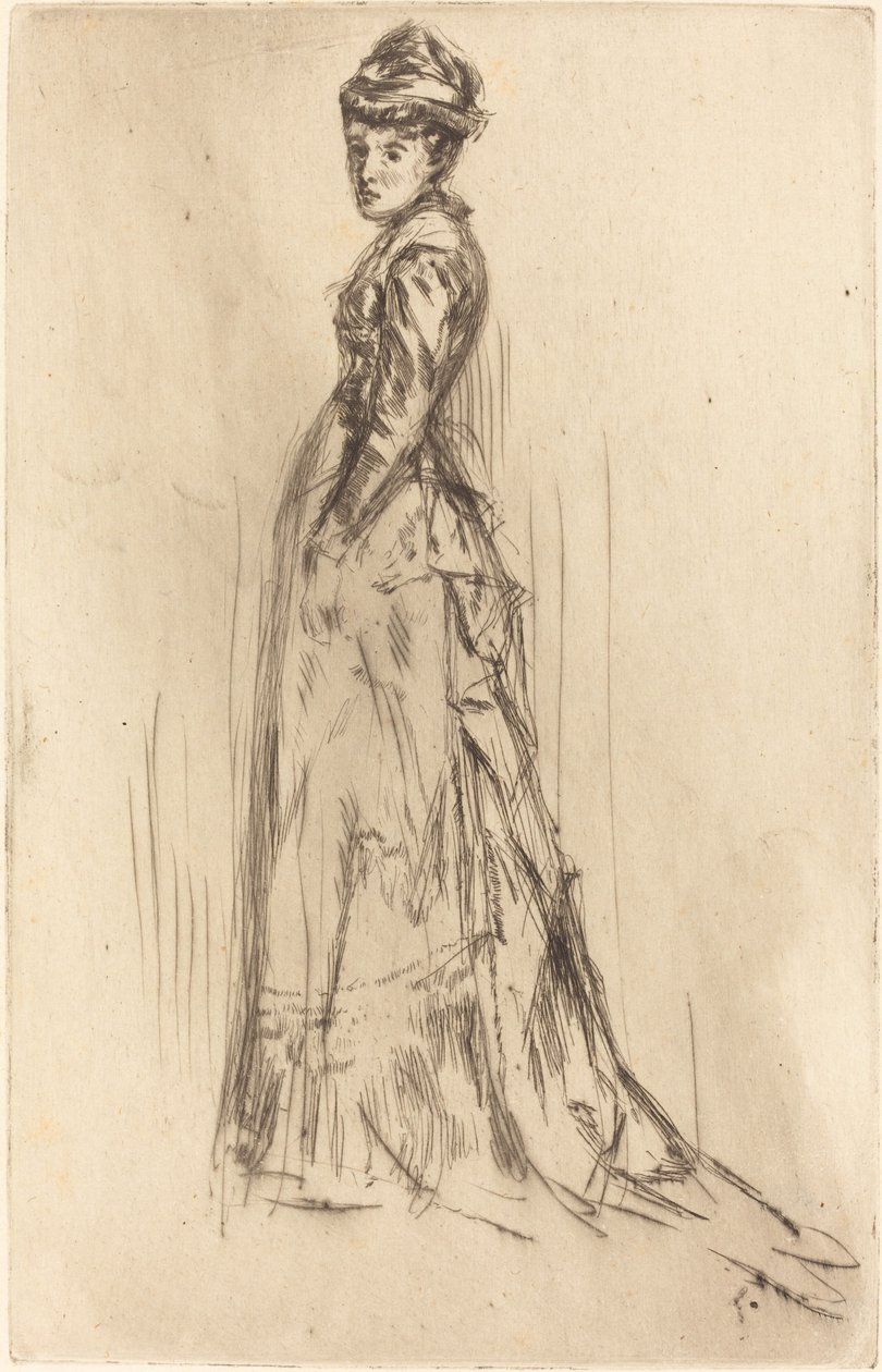 Das Seidenkleid von James Abbott McNeill Whistler