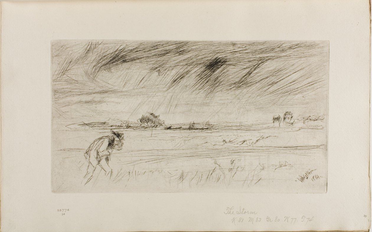 Der Sturm von James Abbott McNeill Whistler