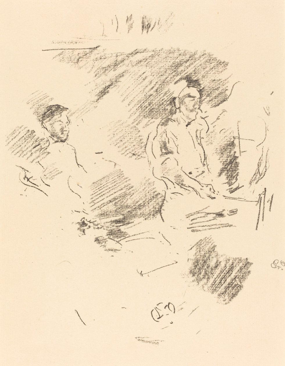 Der starke Arm von James Abbott McNeill Whistler