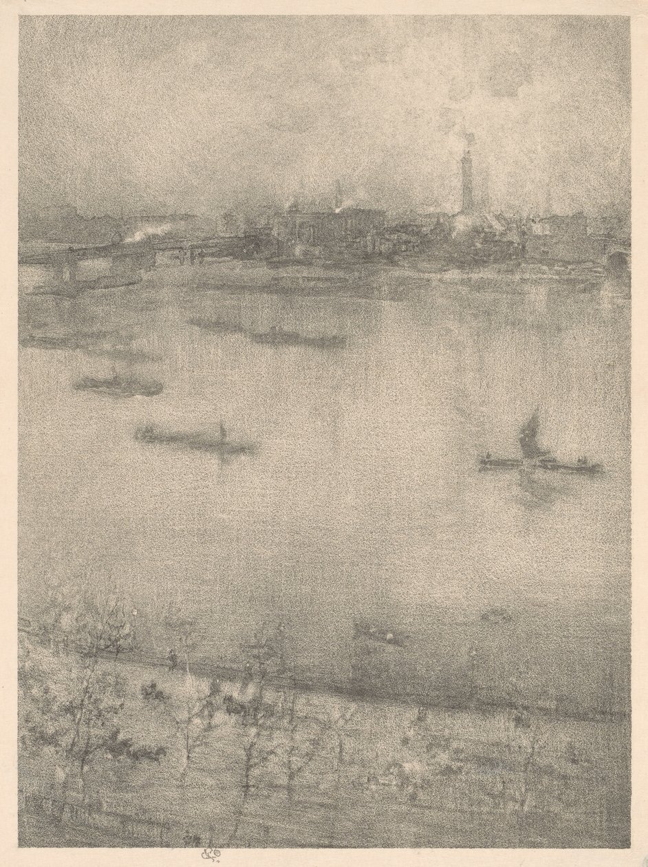 Die Themse von James Abbott McNeill Whistler