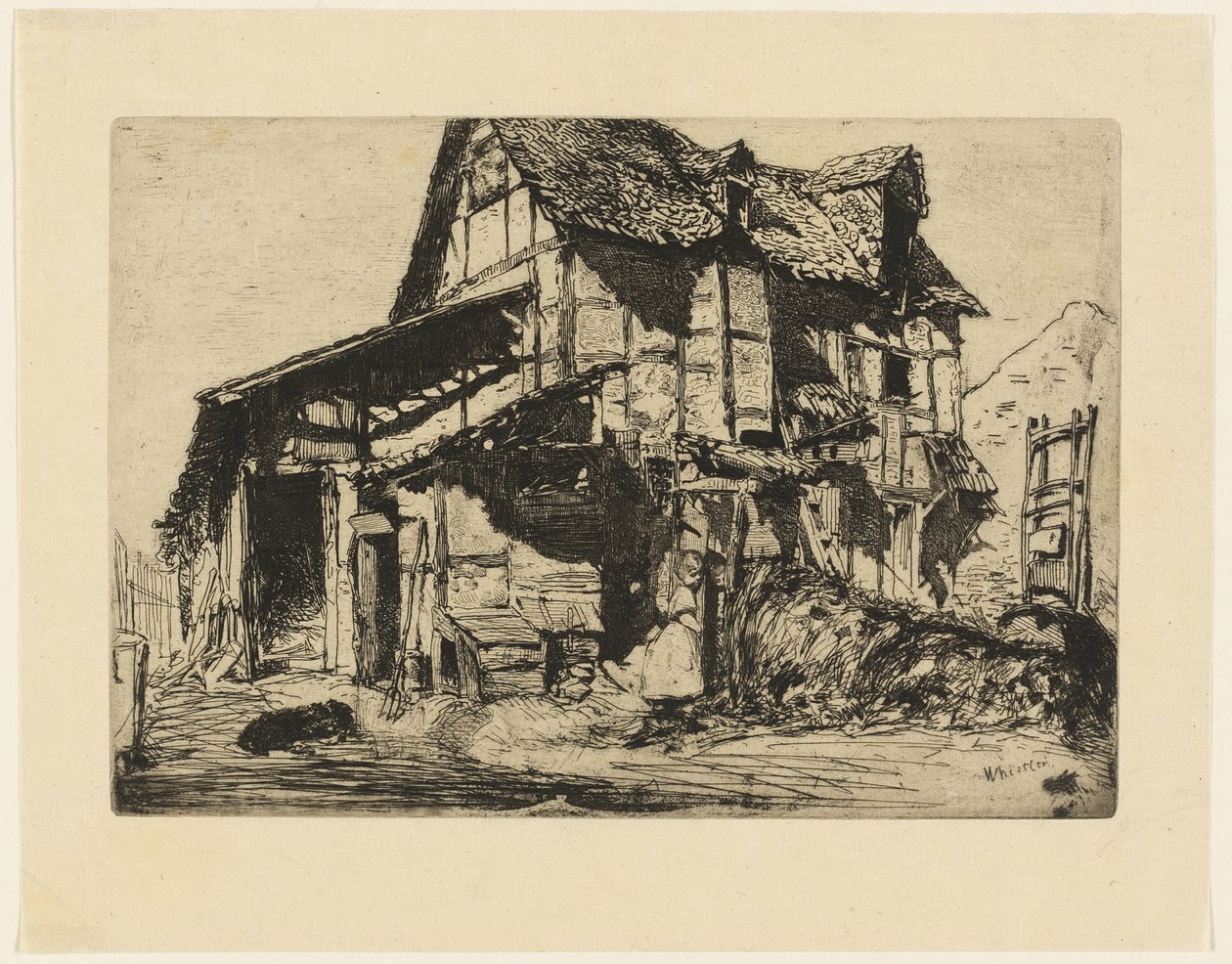 Das unsichere Mietshaus von James Abbott McNeill Whistler