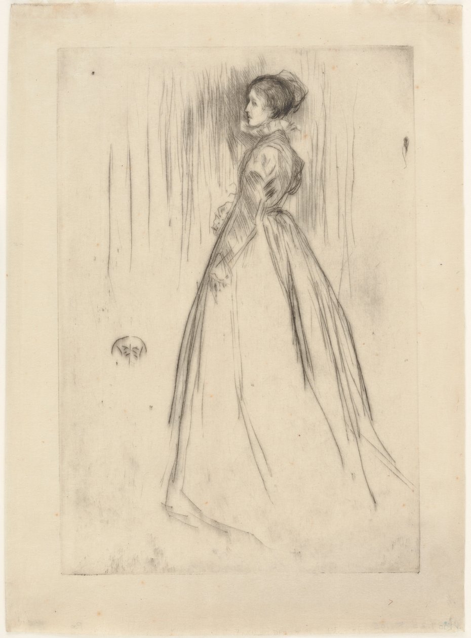 Das Samtkleid (Mrs. Leyland) von James Abbott McNeill Whistler