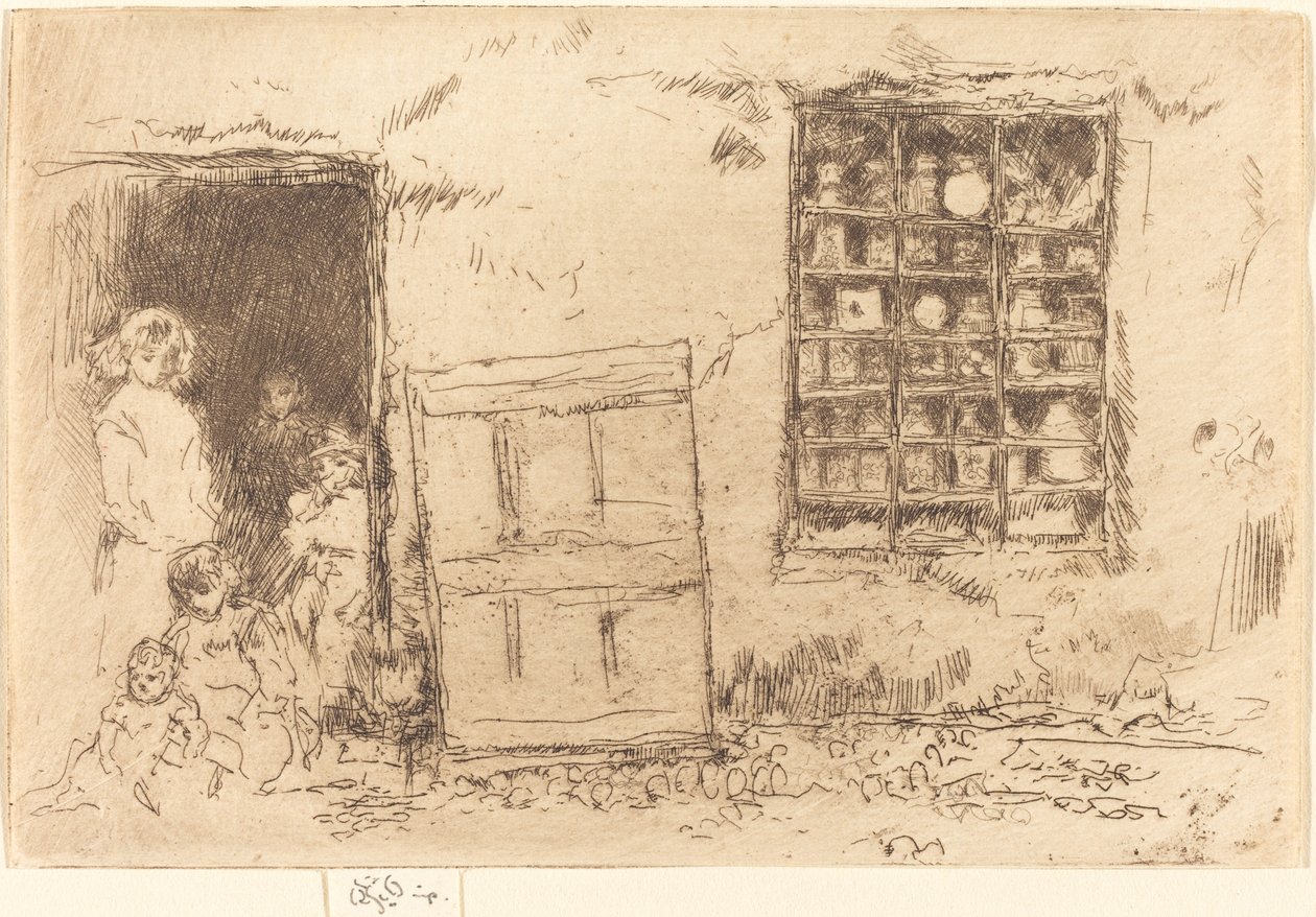 Der Dorfladen von James Abbott McNeill Whistler