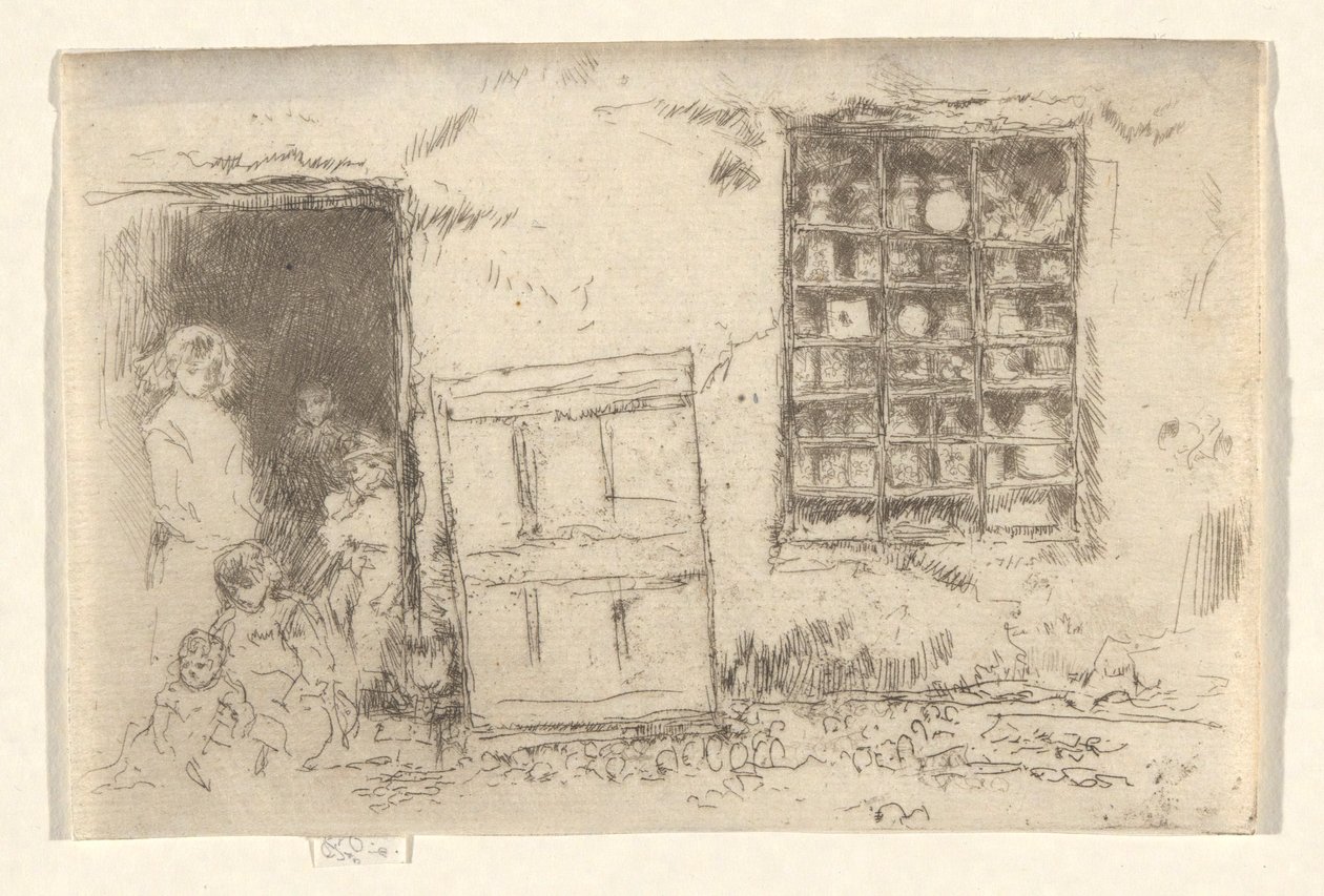 Der Dorfladen von James Abbott McNeill Whistler