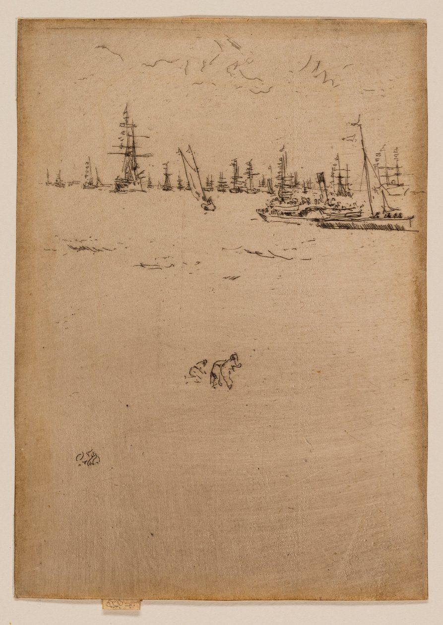 Das Besucherboot von James McNeill Whistler