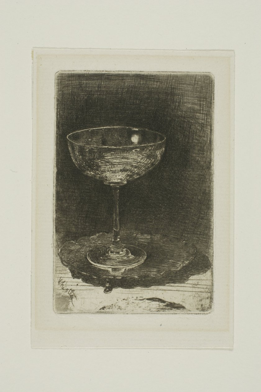 Das Weinglas von James Abbott McNeill Whistler