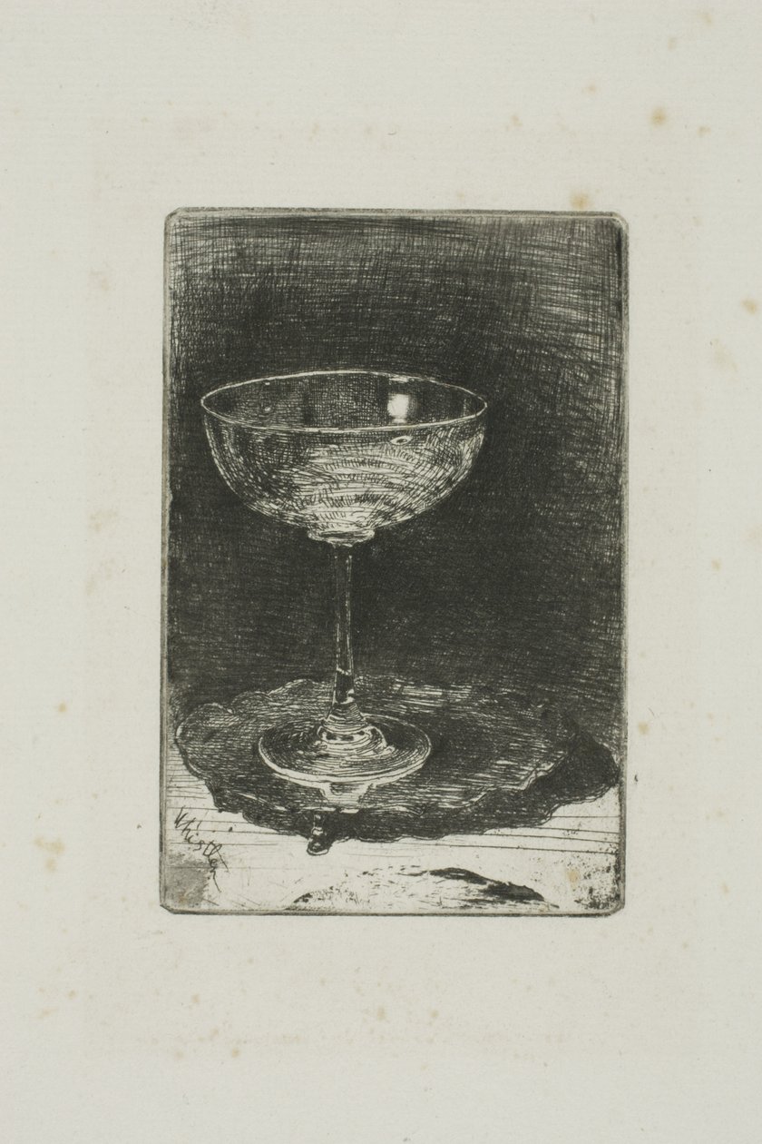Das Weinglas von James Abbott McNeill Whistler