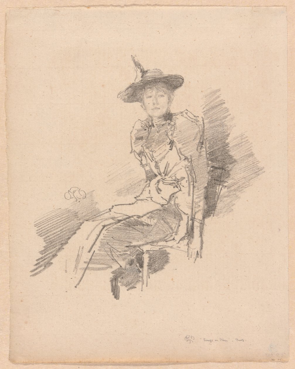 Der geflügelte Hut von James Abbott McNeill Whistler