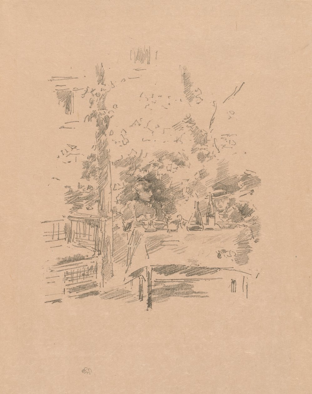Tête-à-tête im Garten von James Abbott McNeill Whistler