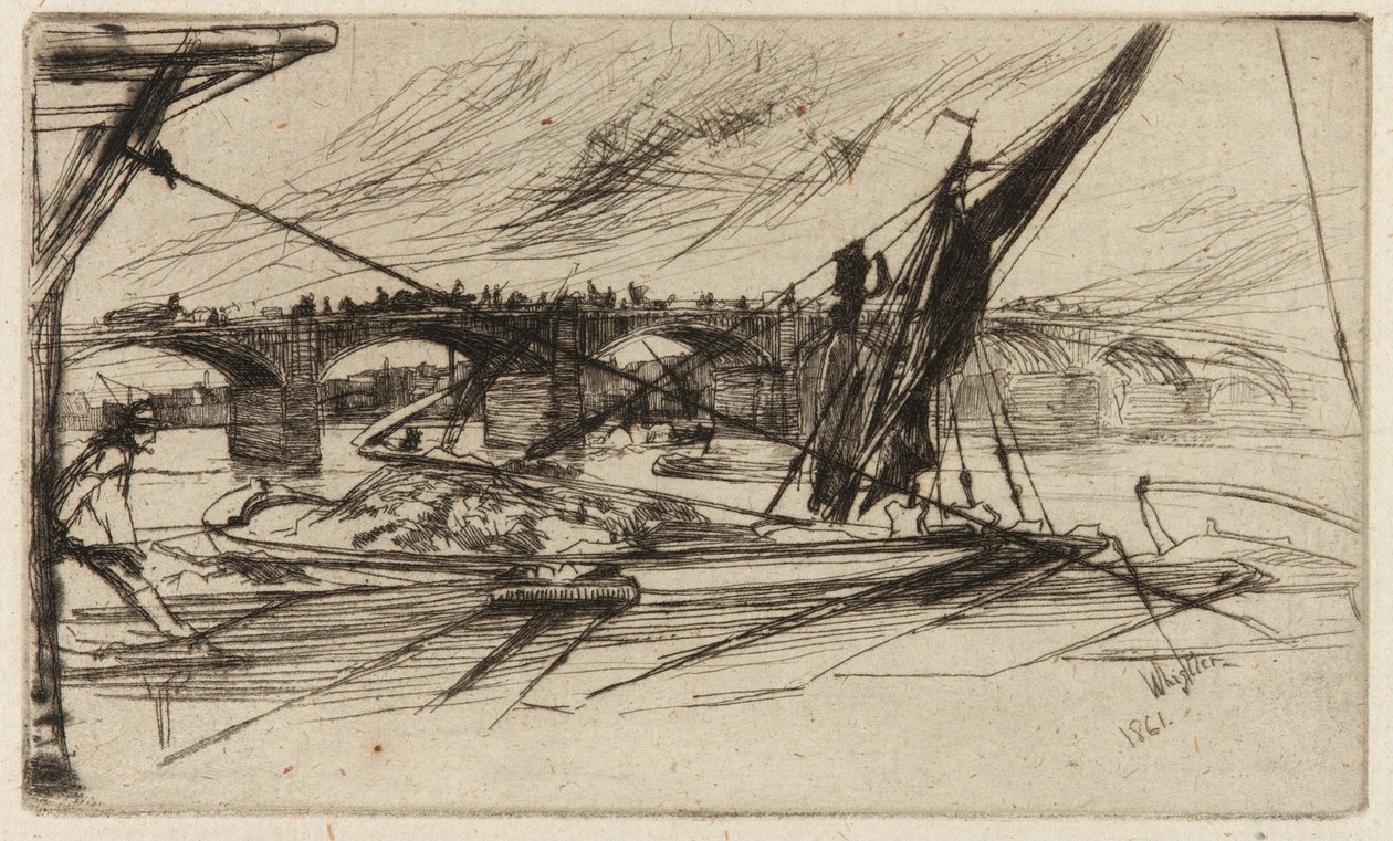 Vauxhall-Brücke von James Abbott McNeill Whistler