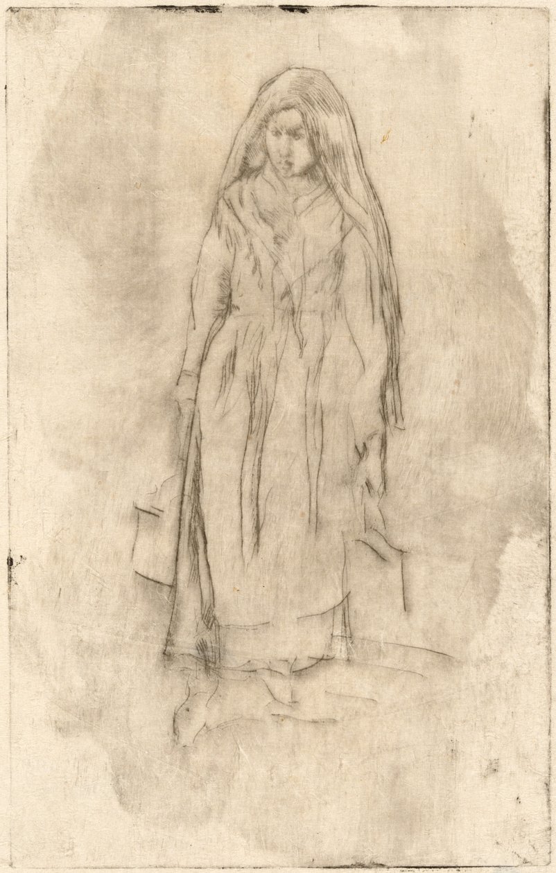 Venezianischer Wasserträger von James Abbott McNeill Whistler