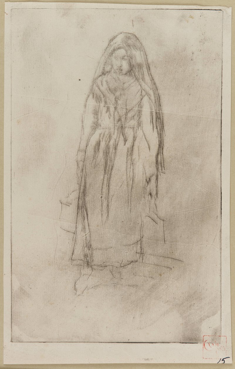 Venezianischer Wasserträger von James Abbott McNeill Whistler