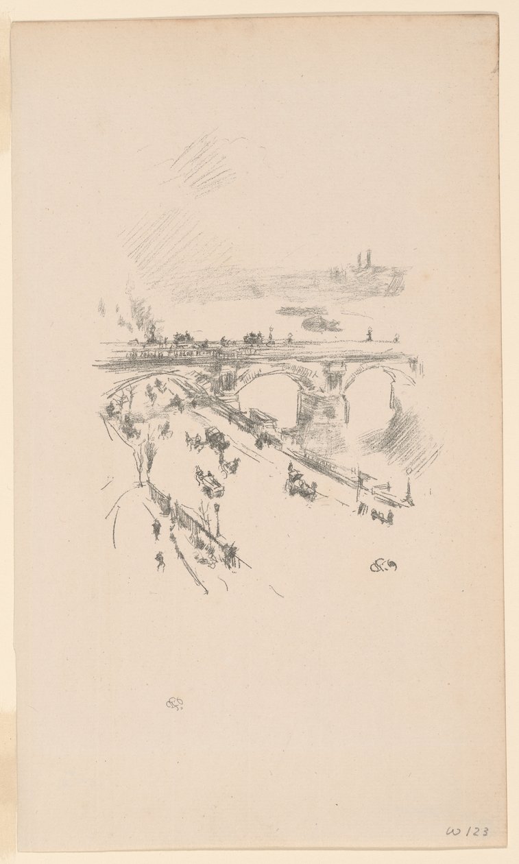 Waterloo-Brücke von James Abbott McNeill Whistler