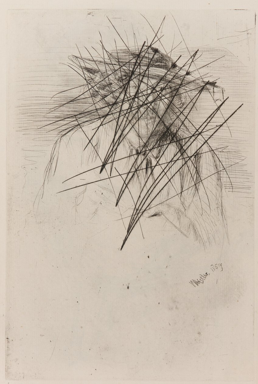Whistler mit Hut von James Abbott McNeill Whistler