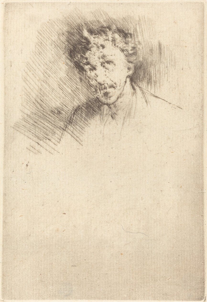 Whistler mit der weißen Locke von James Abbott McNeill Whistler