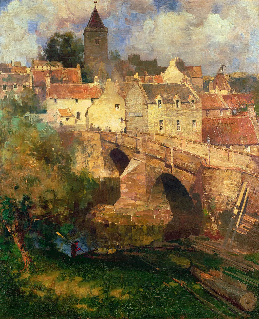 Ein Dorf in East Linton, Haddington von James Paterson