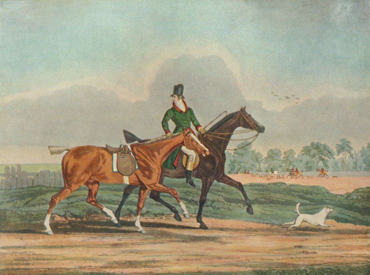 Jäger am Waldrand von James Pollard
