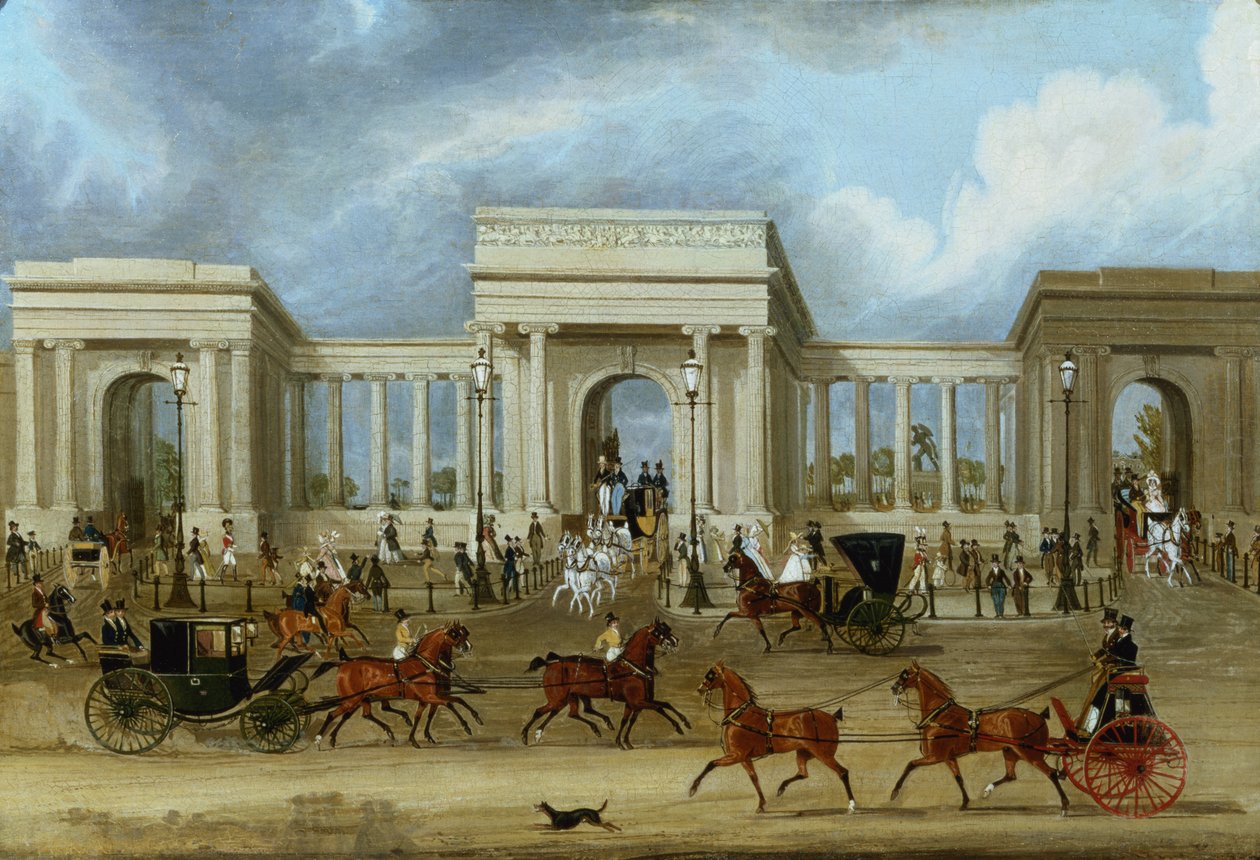 Hyde Park Corner von James Pollard