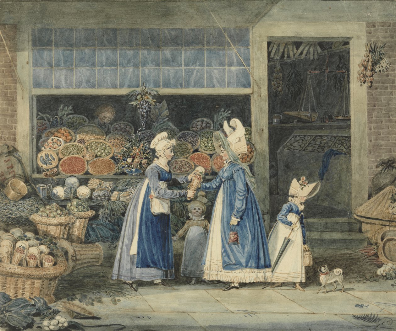 Der Gemüsehändler von James Pollard
