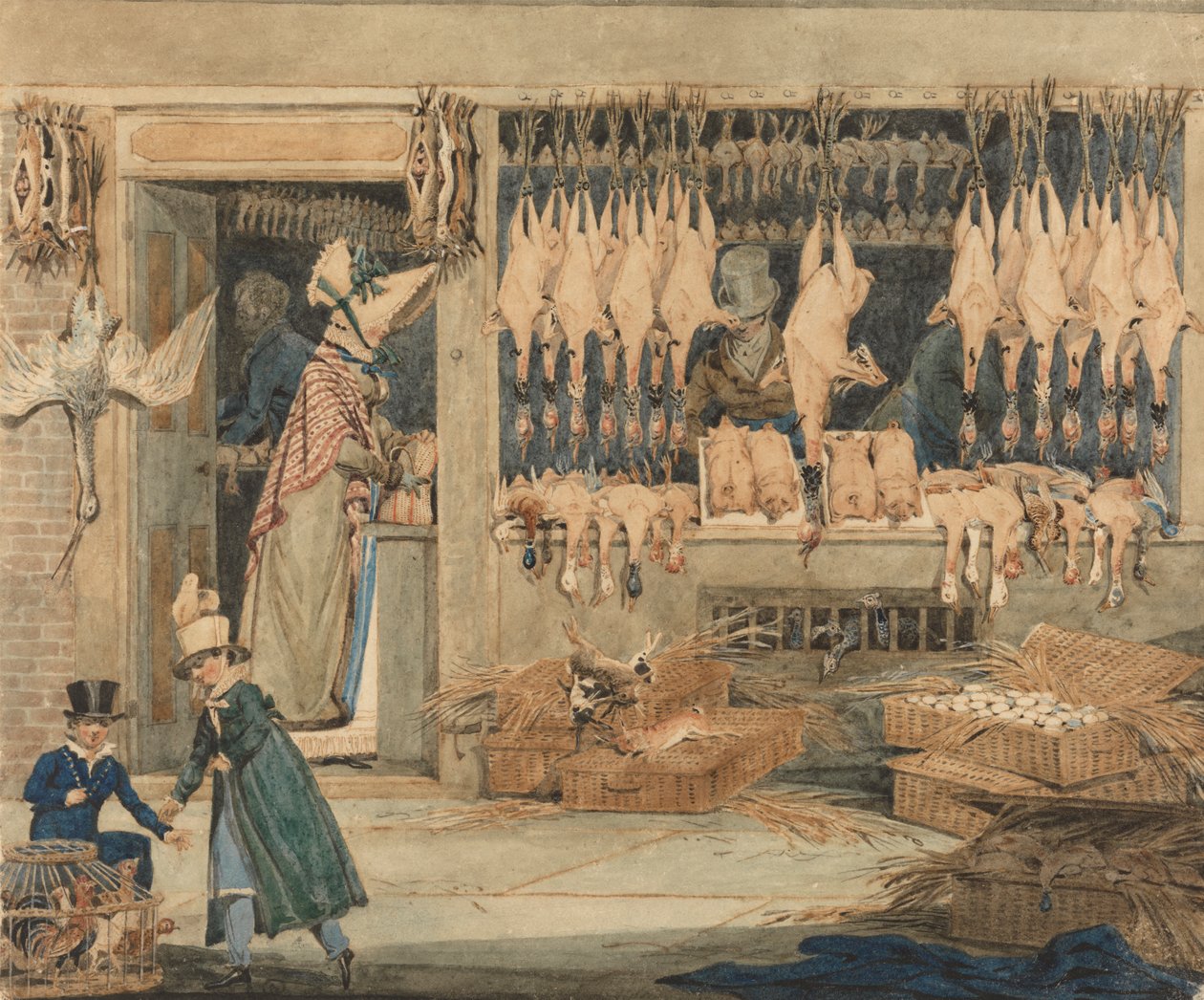 Der Geflügelmarkt von James Pollard