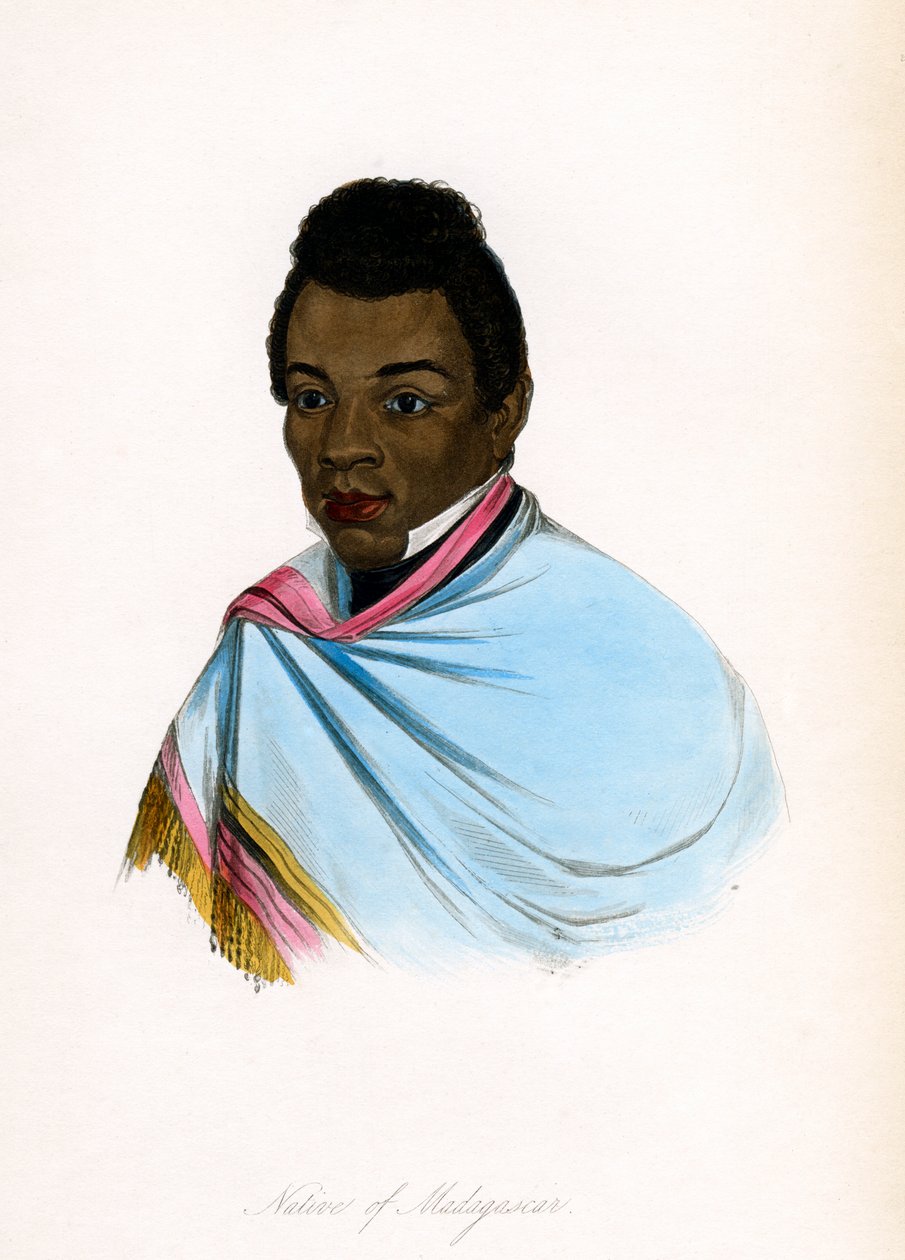 Einheimischer von Madagaskar, um 1850 von James Prichard