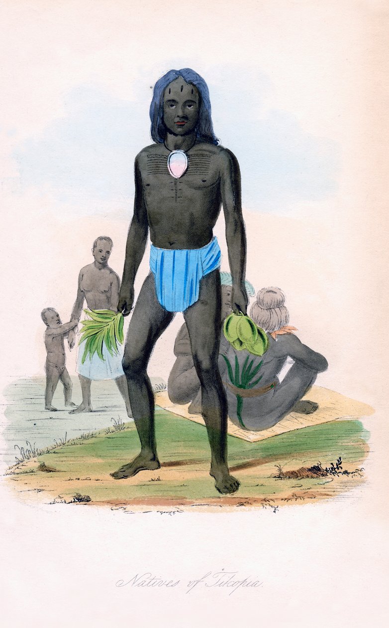 Einheimische von Tilcopia, ca. 1850 von James Prichard