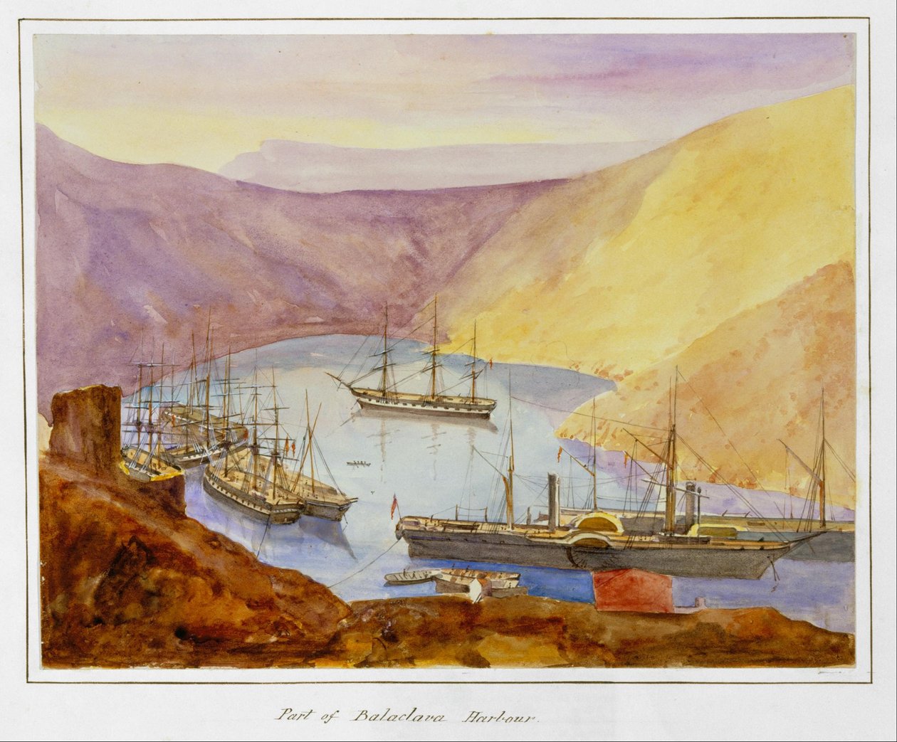 Hafen von Balaclava von James Robertson