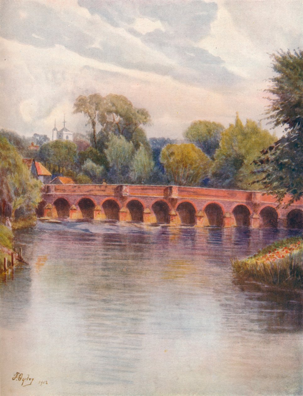 Leatherhead Bridge von James S Ogilvy