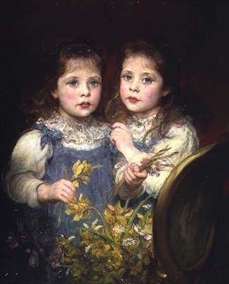 Die Zwillinge, ca. 1901 von James Sant