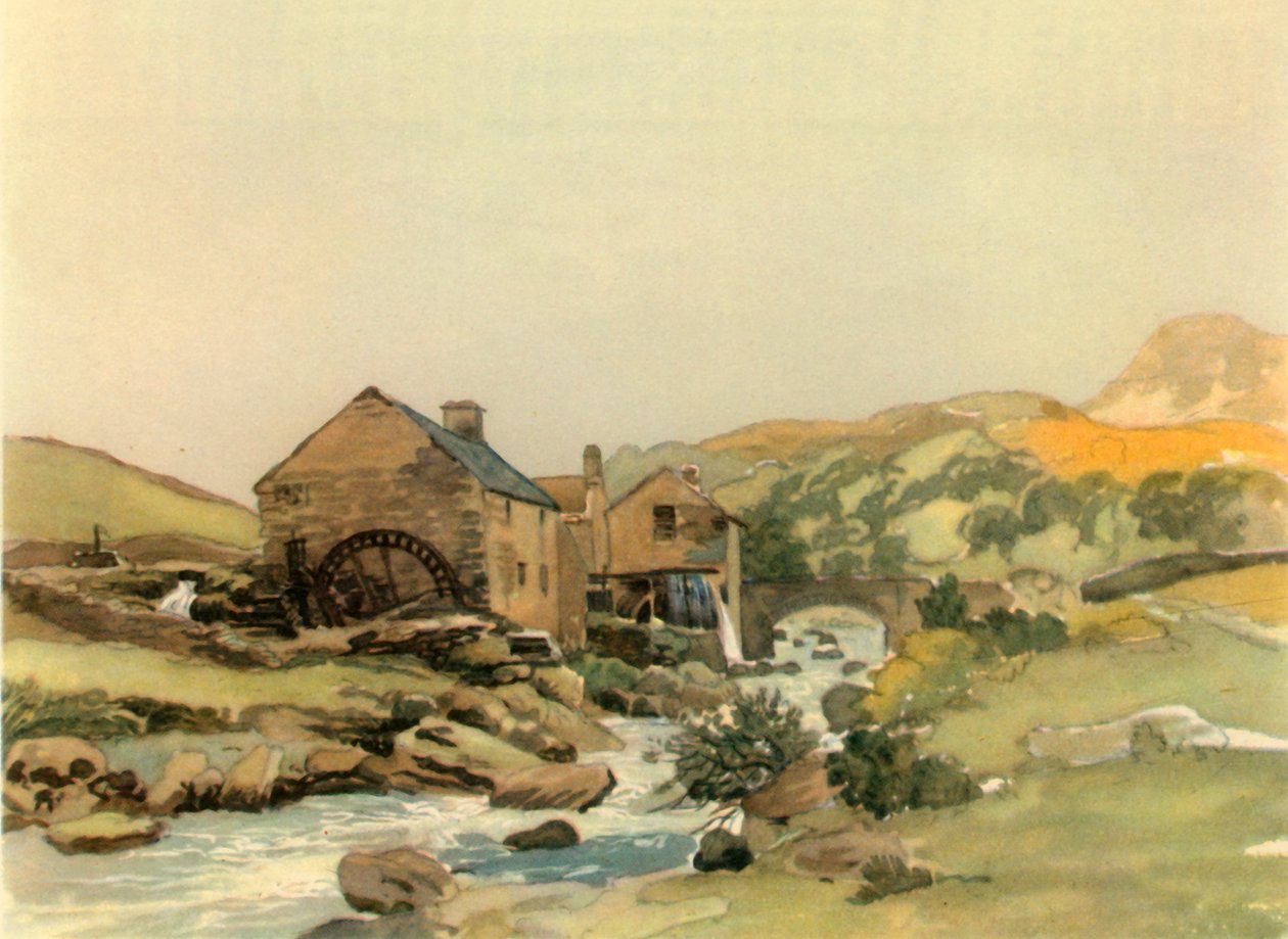 Wassermühle, frühes-mittleres 19. Jahrhundert, 1947 von James Stark