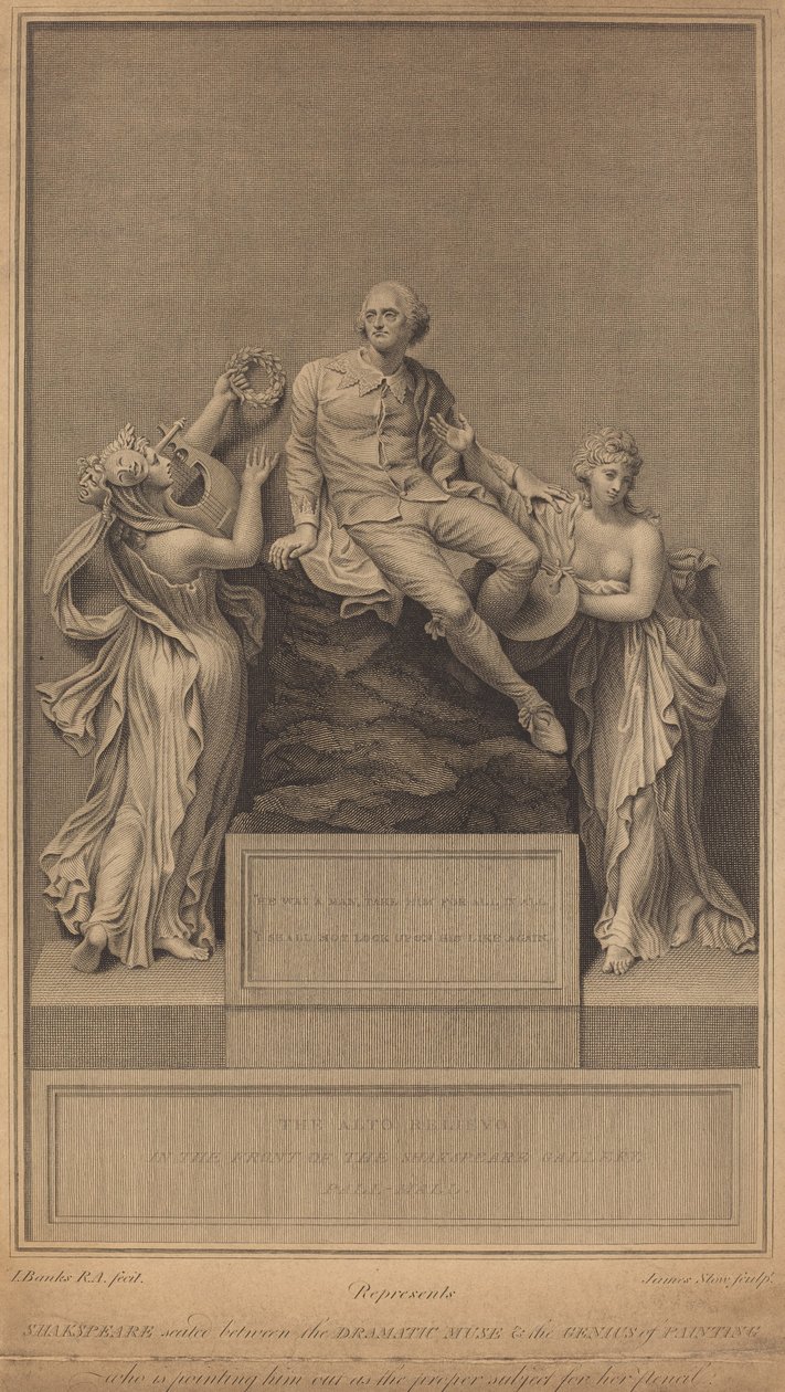 Denkmal für William Shakespeare von James Stow after Thomas Banks