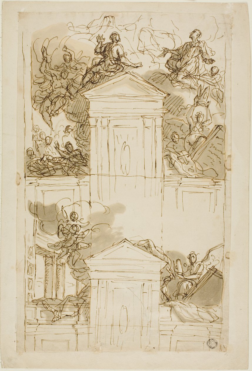 Studie von James Thornhill