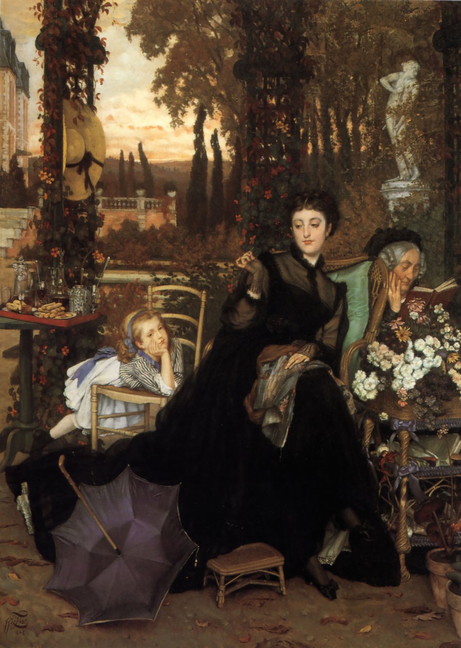 Eine Witwe von James Tissot
